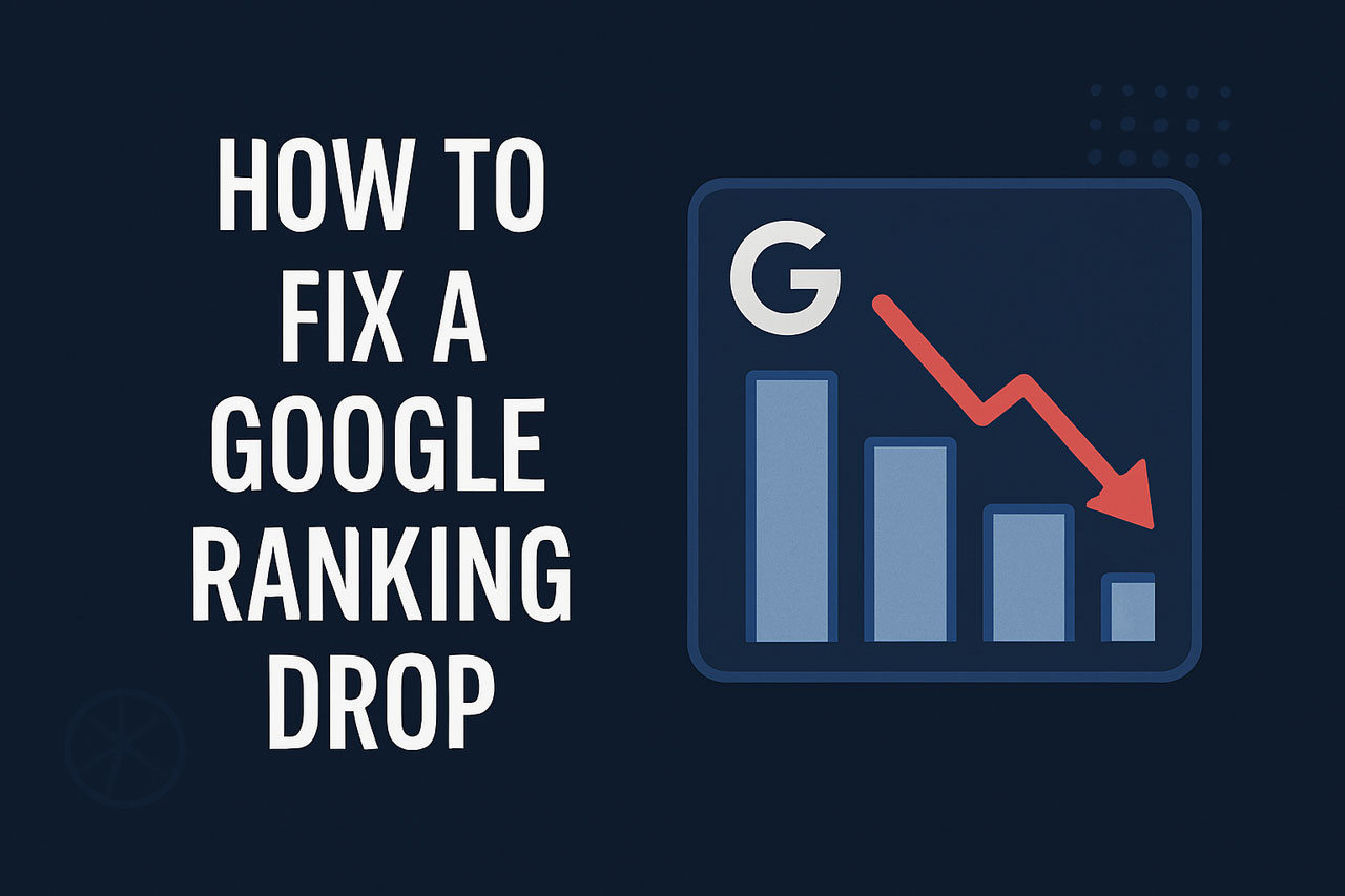 How to Fix a Google Ranking Drop (Step-by-Step Guide)